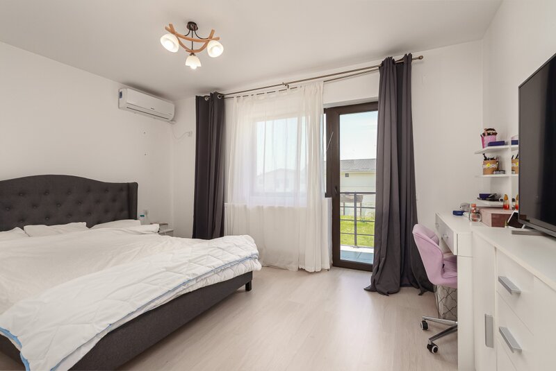 Bragadiru, casa individuala premium 4 camere, 125 mp utili, complet mobilata si utilata.